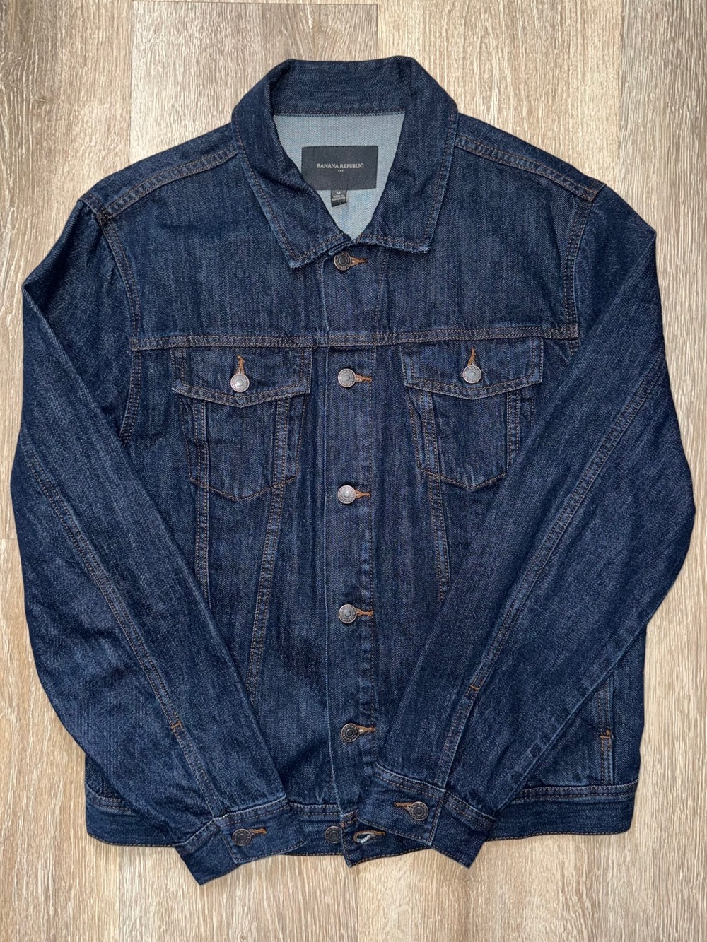 Banana Republic Men’s Dark Rinse Denim Jacket | Size: M | Color: Dark Navy